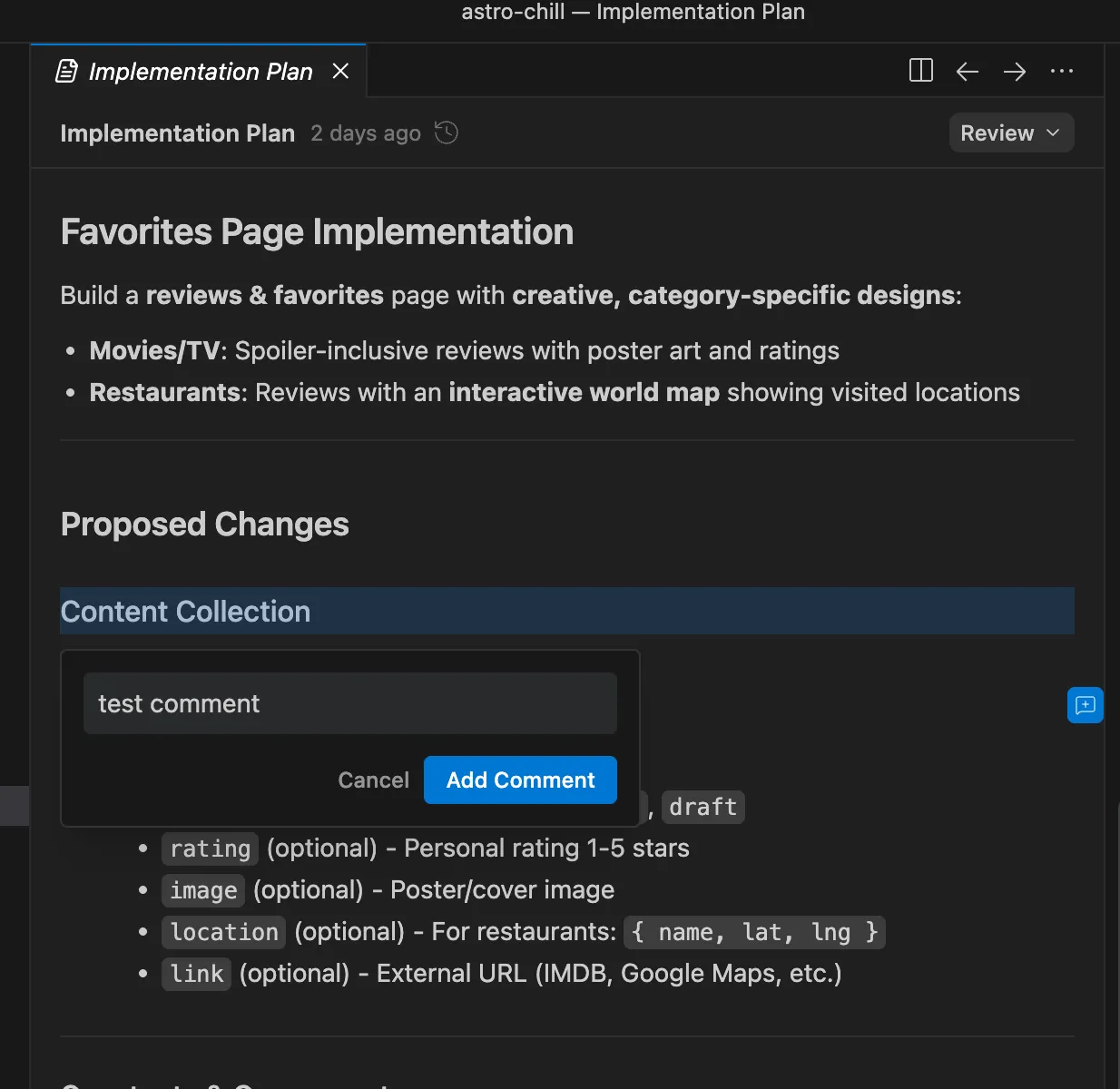 Antigravity Agent Plan