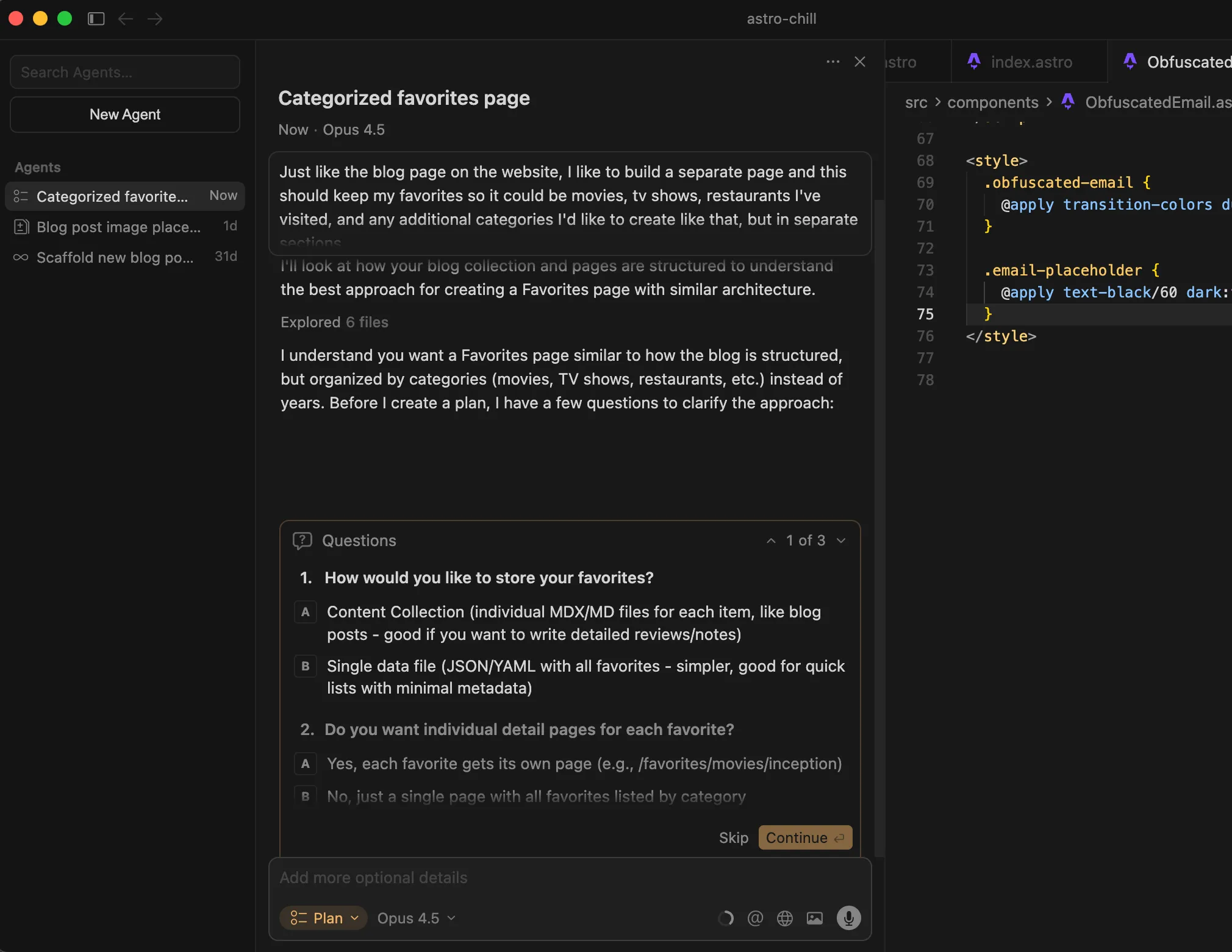 Cursor Agent Questions